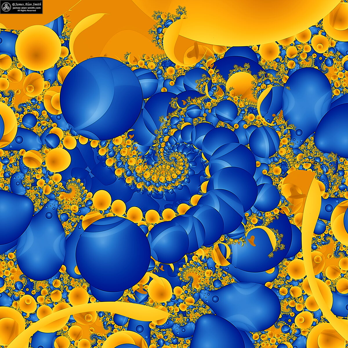 Fractal Bubbles: Artwork by James Alan Smith