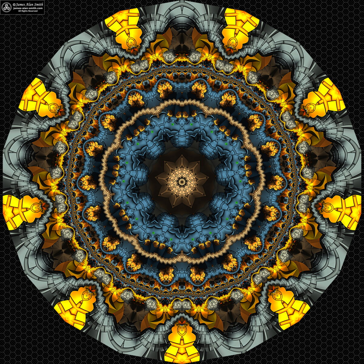 Unusual Mandala Series #051021: Artwork by James Alan Smith