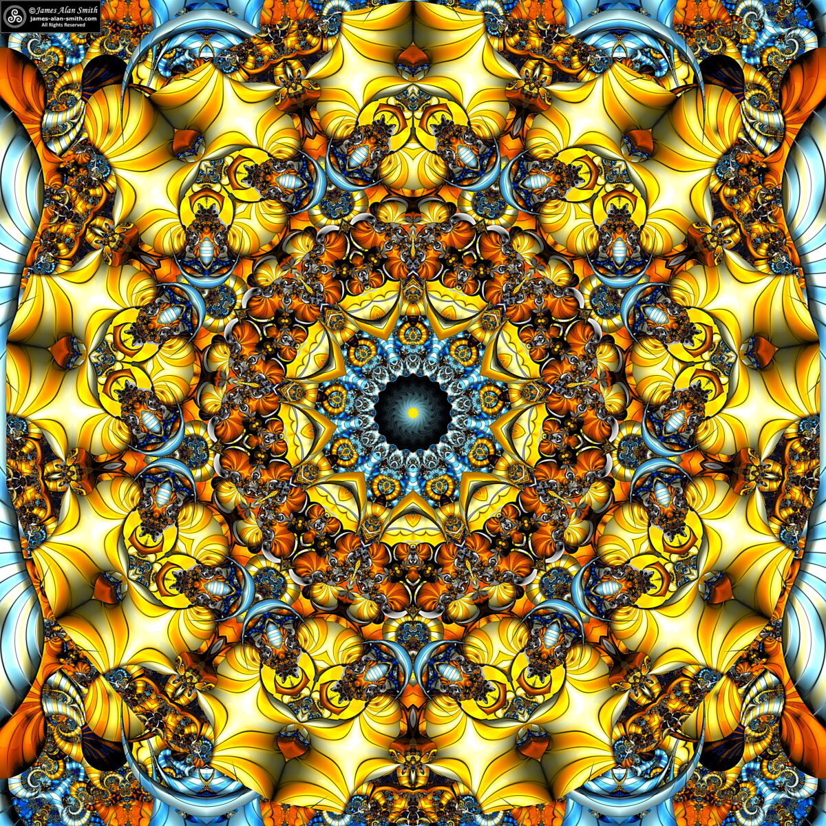 Unusual Mandala Series #070121: Artwork by James Alan Smith