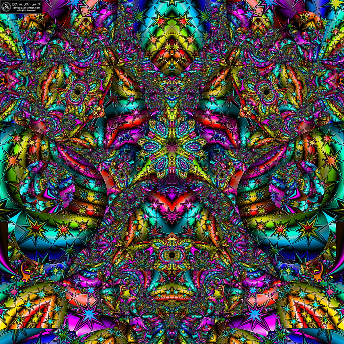 Metamorphosis of Color and Kinetic Dimensionality: Artwork by James Alan Smith