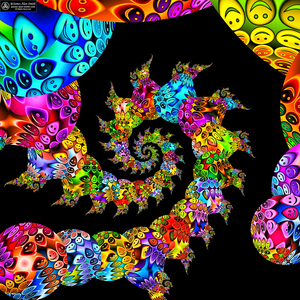 Happy Swirl: Artwork by James Alan Smith