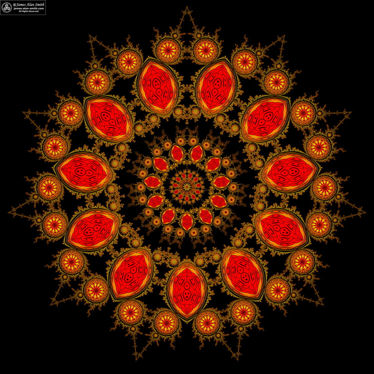 HappyBrot Mandala: Artwork by James Alan Smith