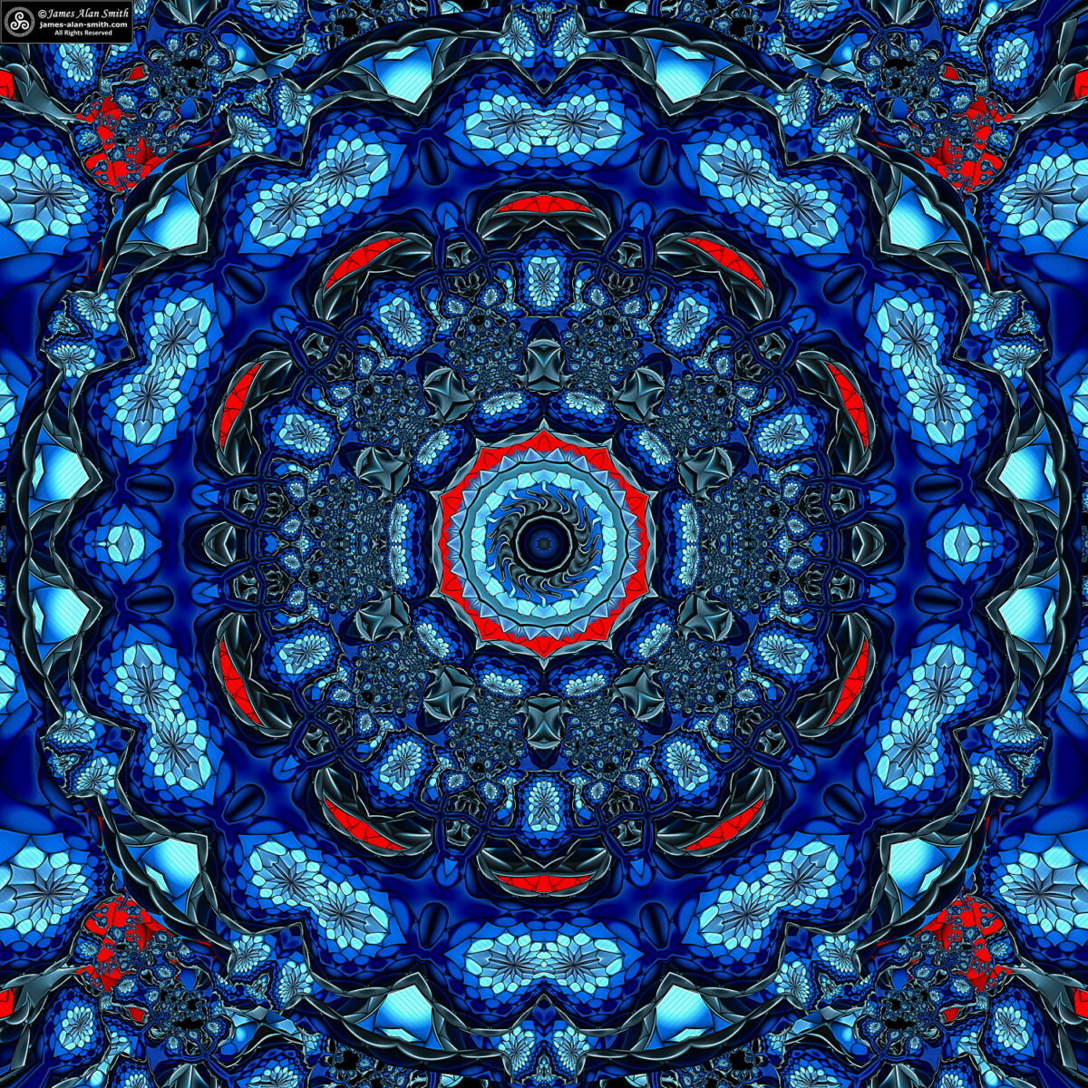 Unusual Mandala Series #010522: Artwork by James Alan Smith