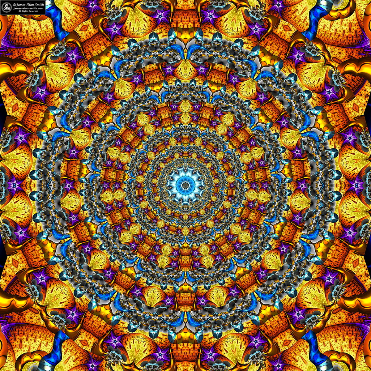 Encircled Star Mandala: Artwork by James Alan Smith