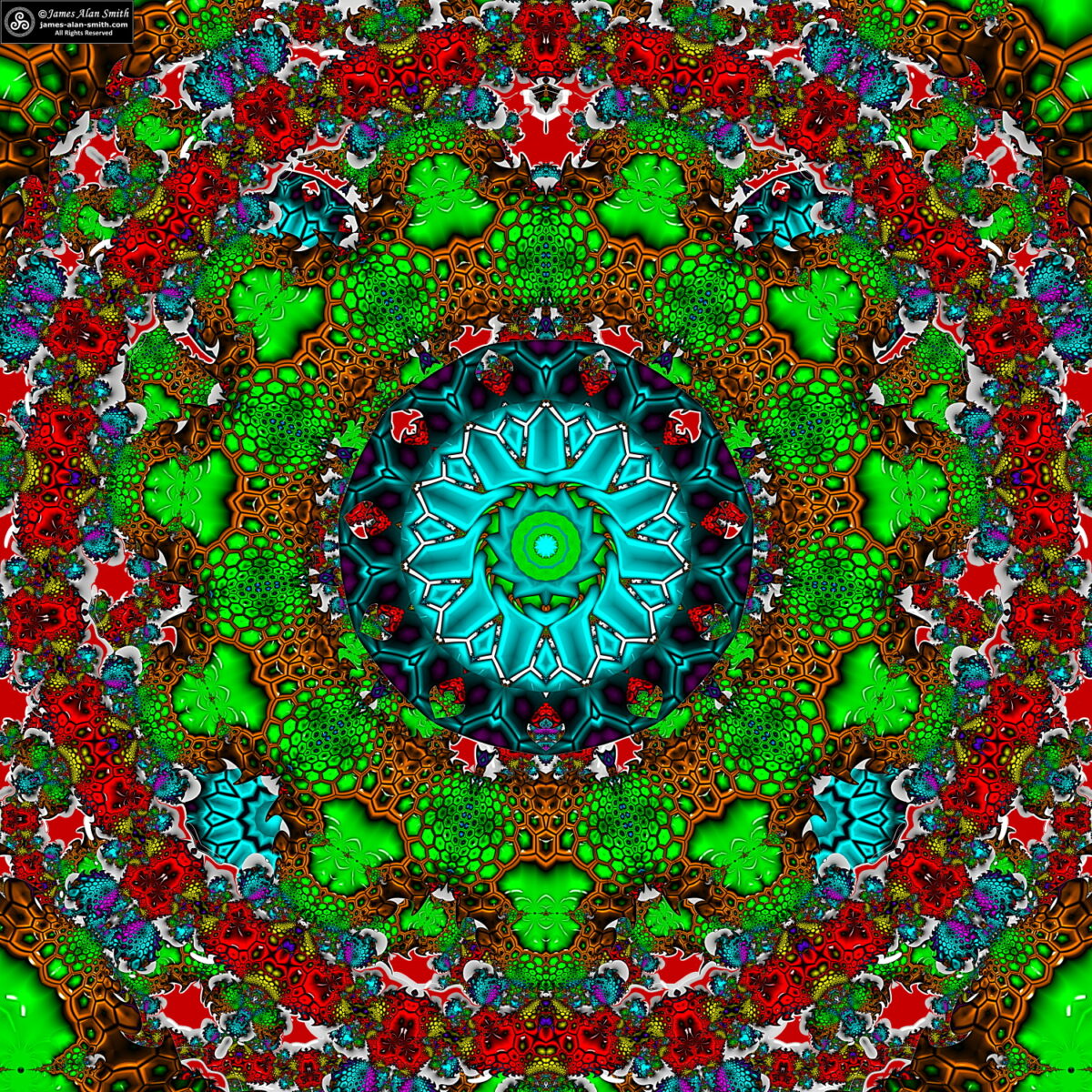 Unusual Mandala Series #031622: Artwork by James Alan Smith