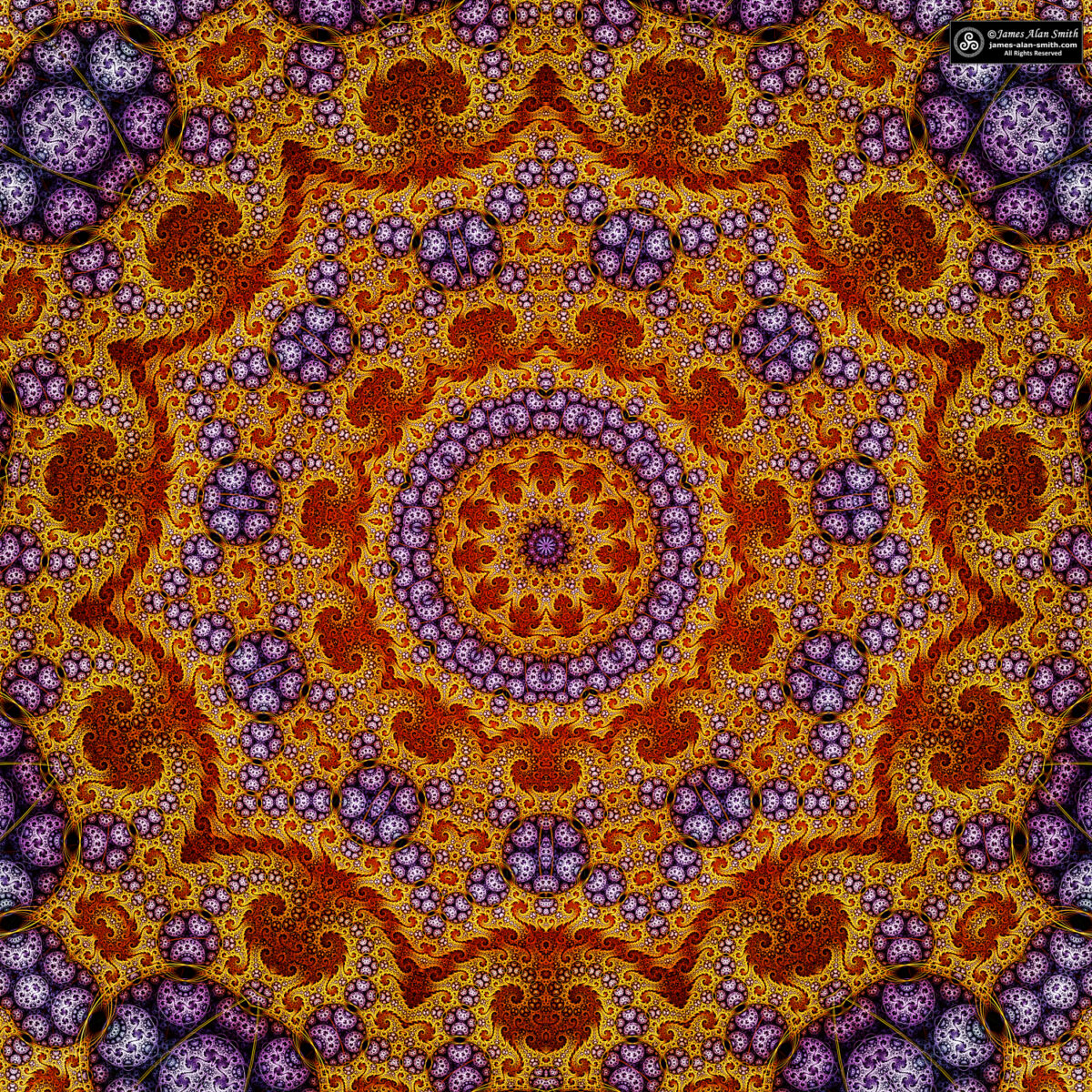 Unusual Mandala Series #042522: Artwork by James Alan Smith