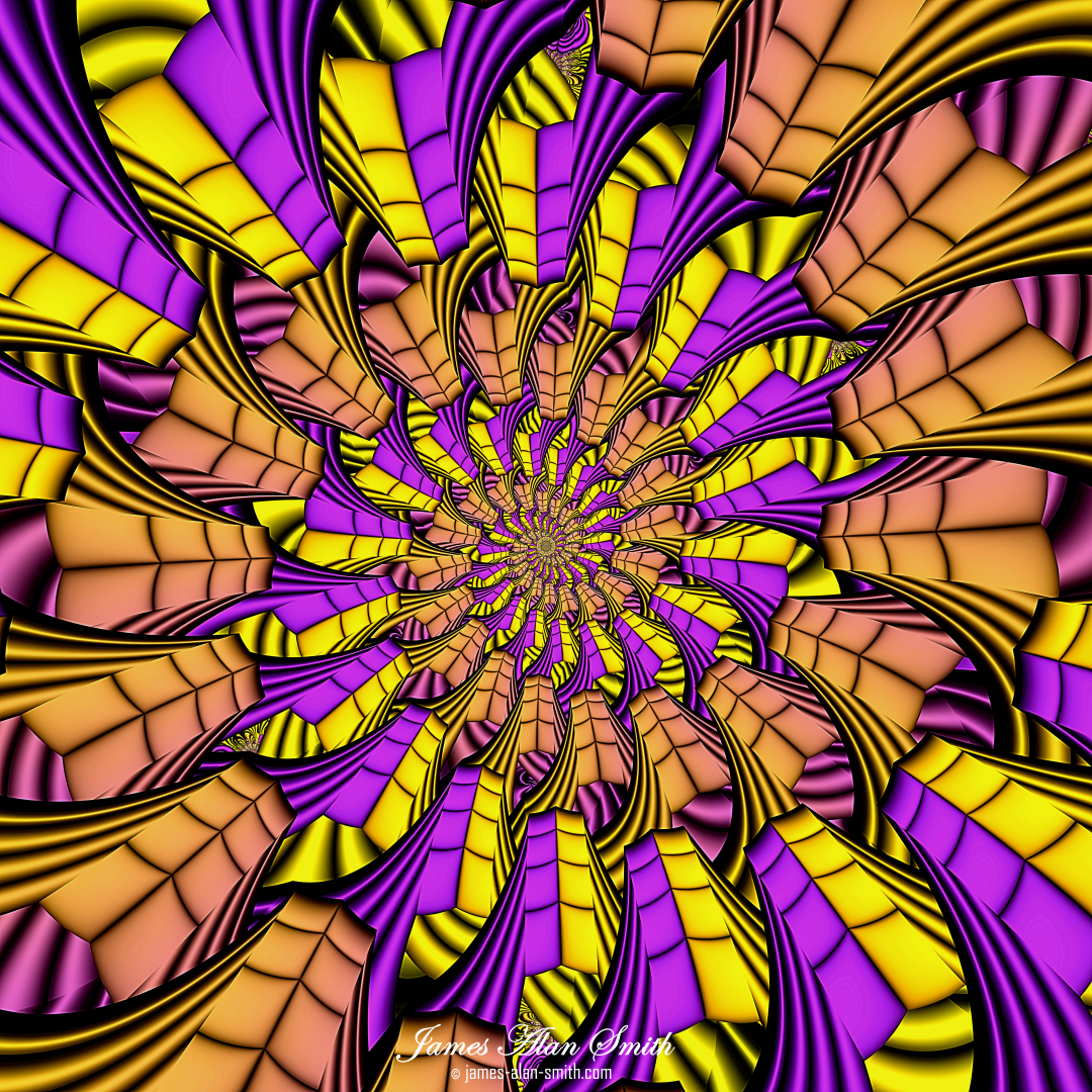 SquareSpiral: Artwork by James Alan Smith