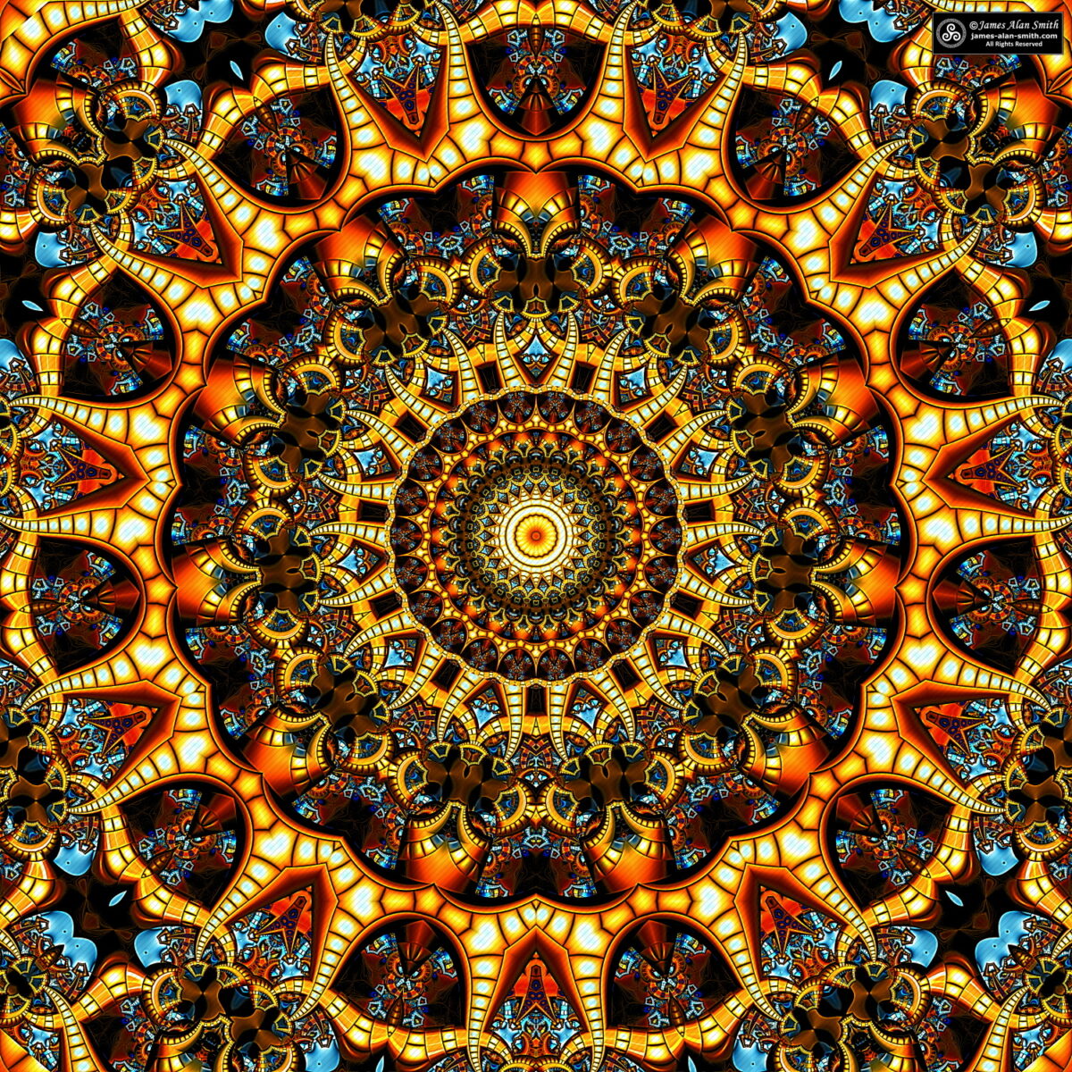Unusual Mandala Series #050322: Artwork by James Alan Smith