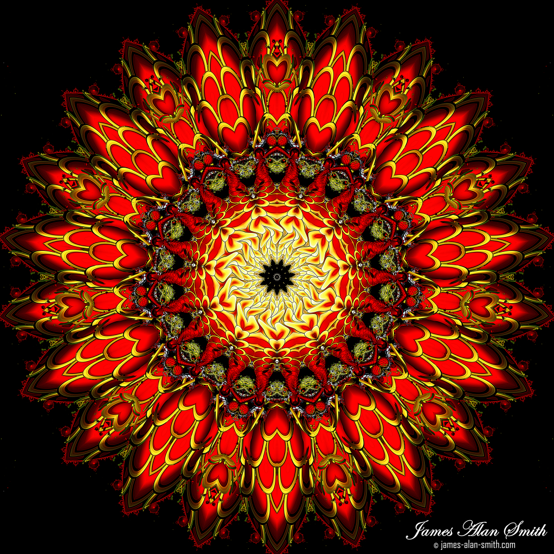 Unusual Mandala Series #060922: Artwork by James Alan Smith