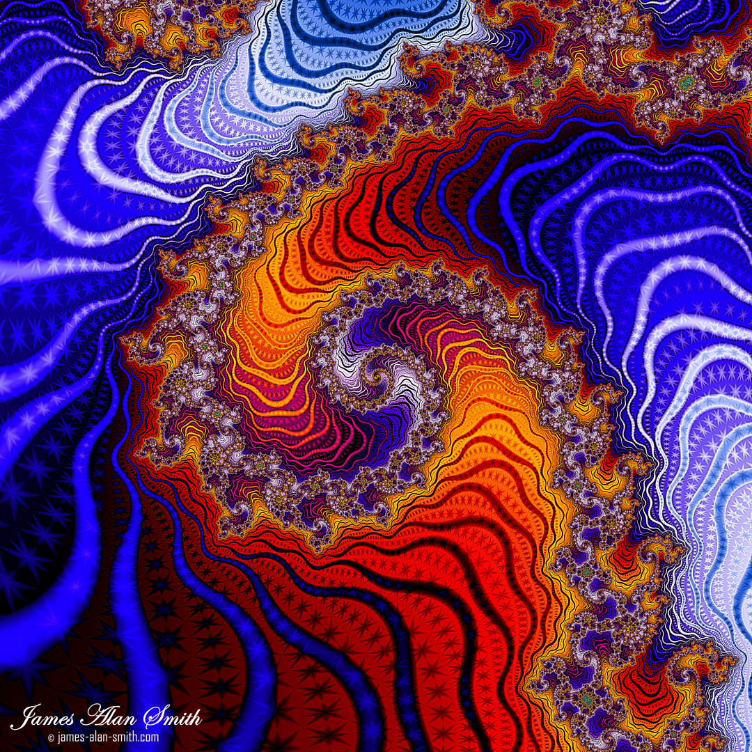 Flow Towards Center: Artwork by James Alan Smith