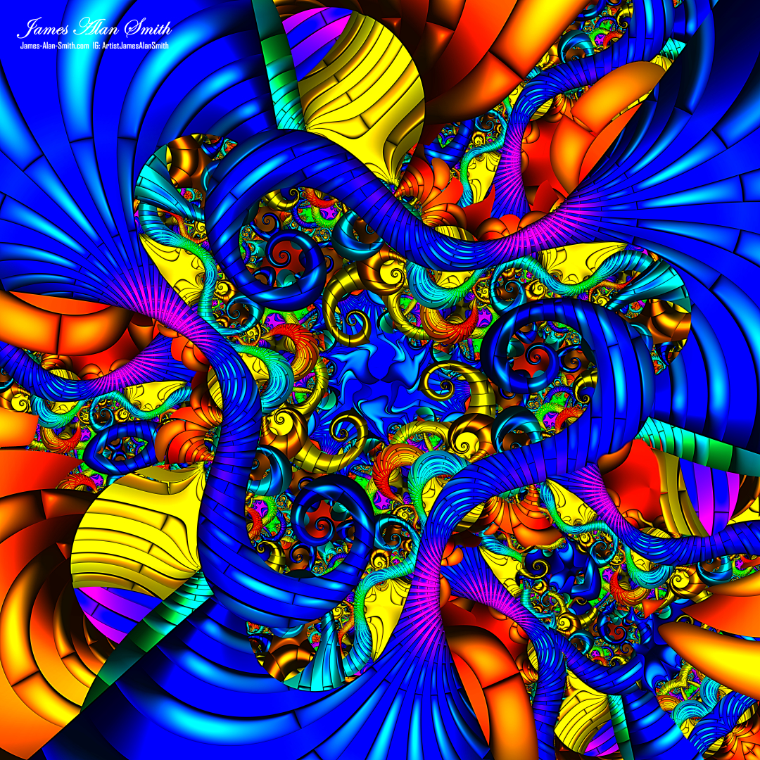 Tri-Swirl: Artwork by James Alan Smith