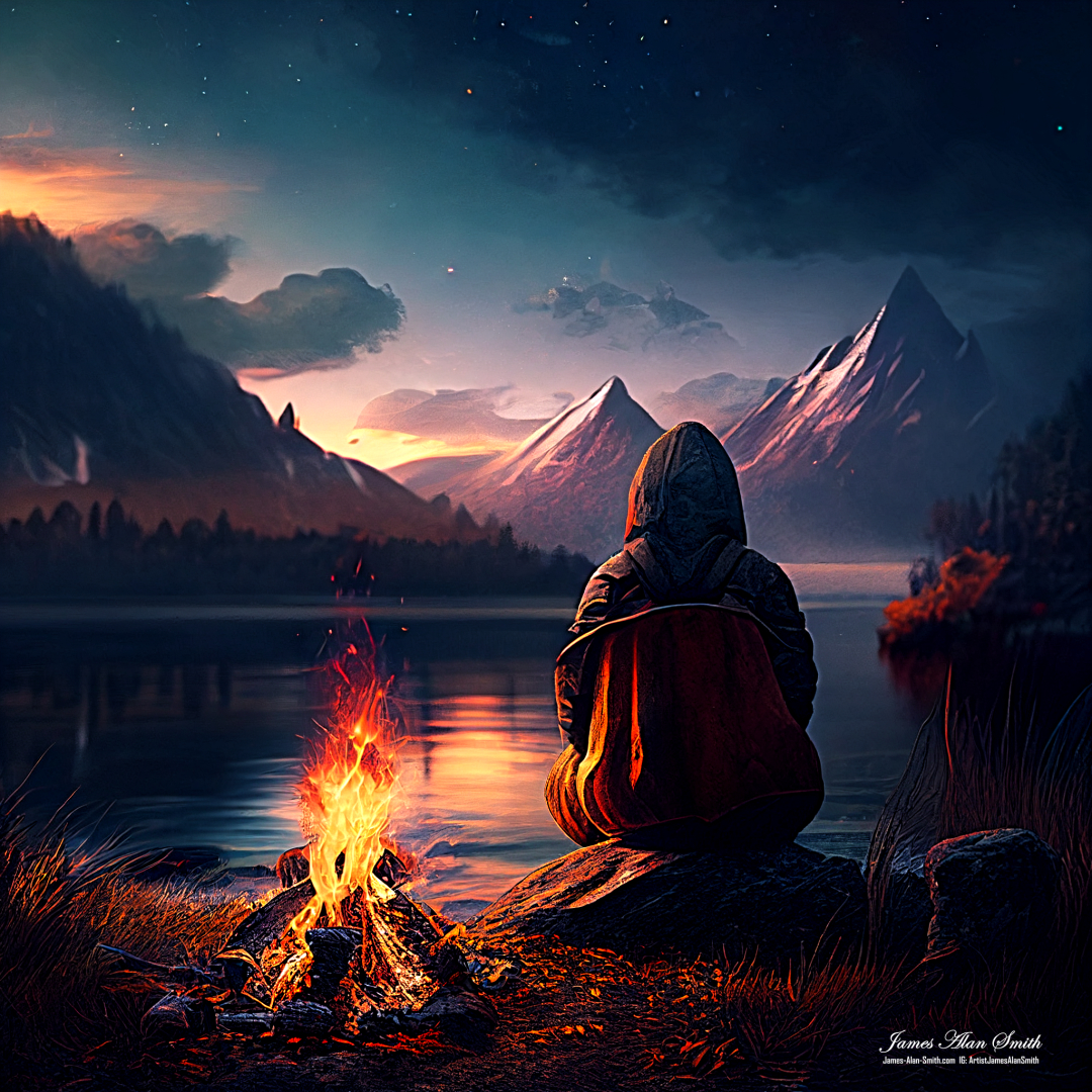 Fire by the Lake: Artwork by James Alan Smith