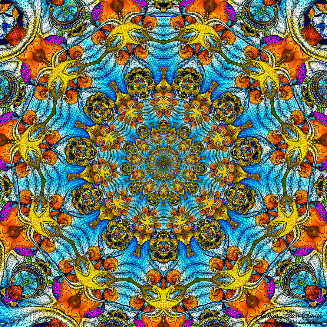 Magic Potion Mandala: Artwork by James Alan Smith