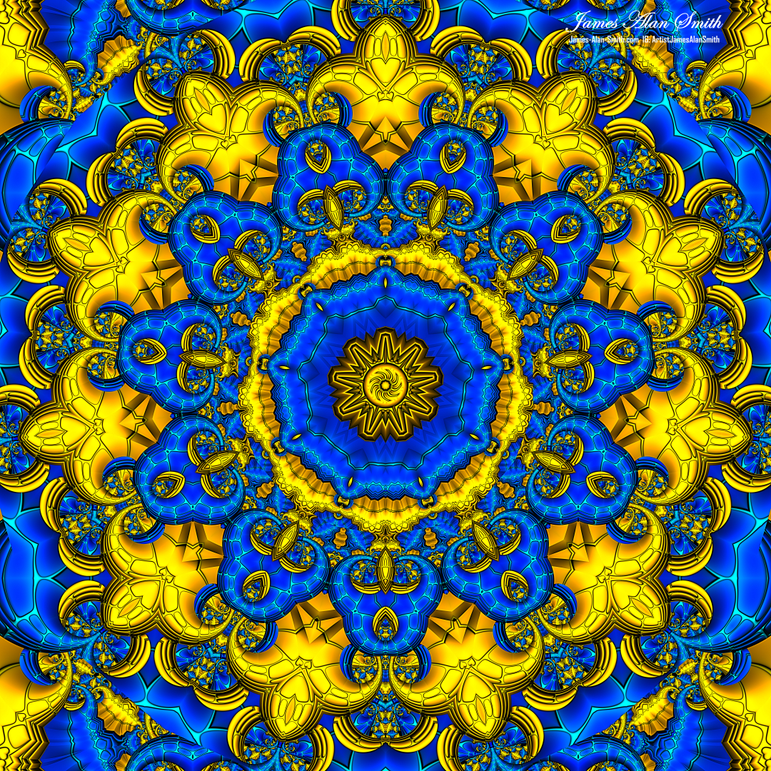 Solar Seal Mandala: Artwork by James Alan Smith