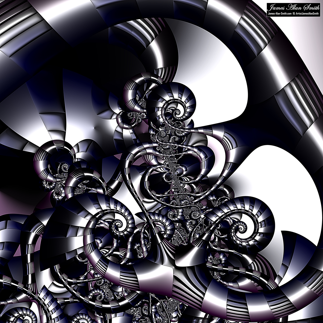 Mechanistic Swirls: Artwork by James Alan Smith