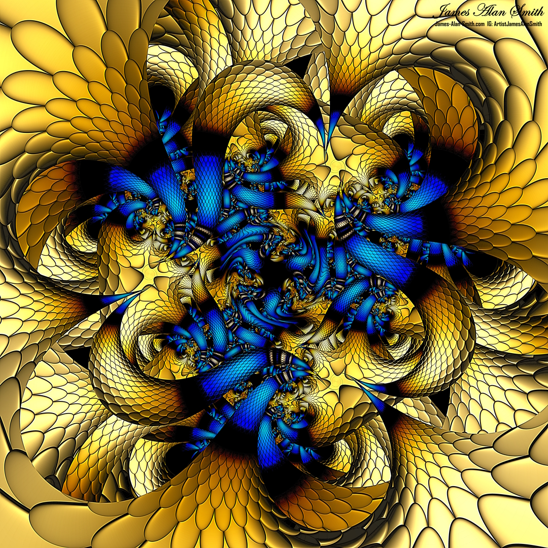 Fractal Swirl #042823: Artwork by James Alan Smith