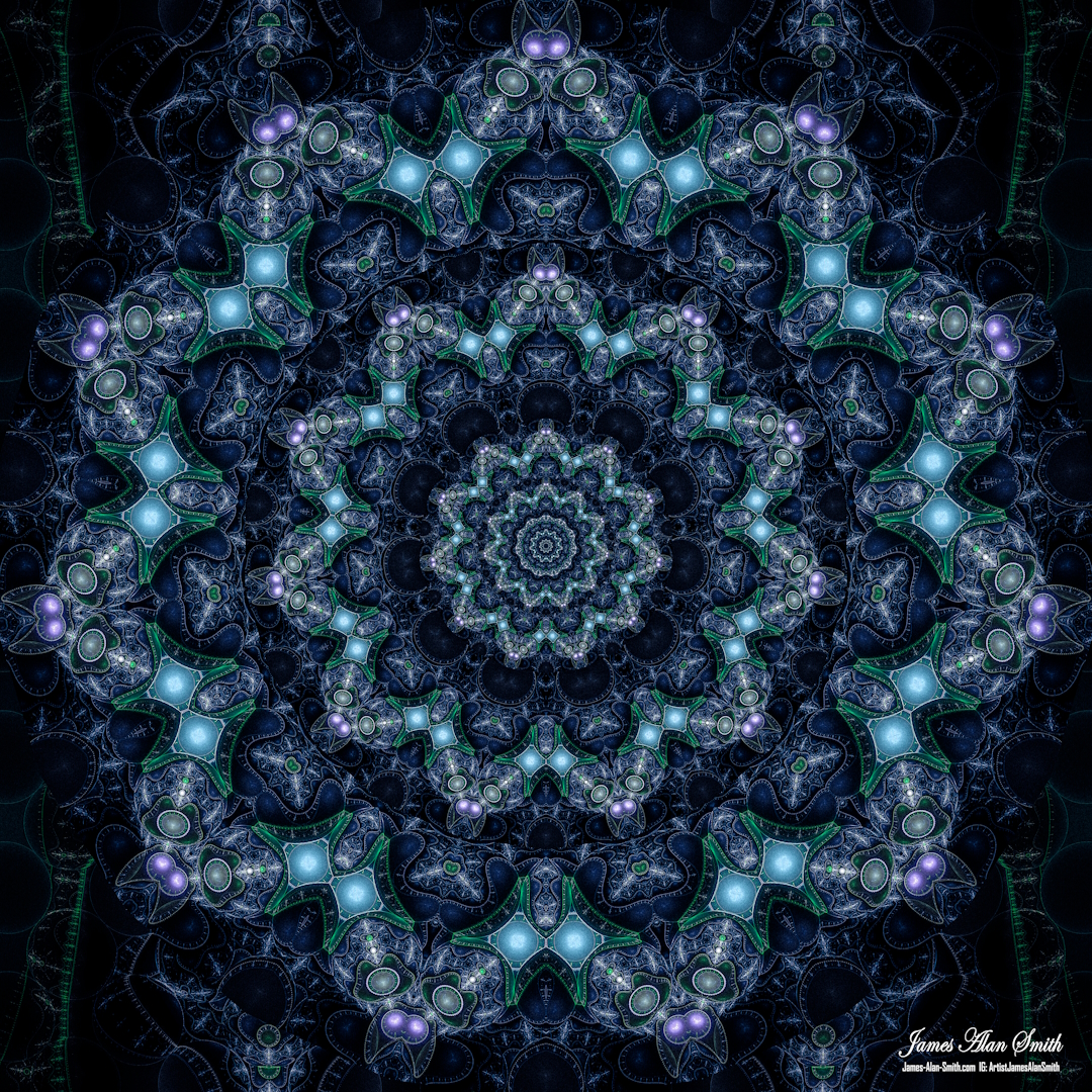 Fractal Mandala 070823: Artwork by James Alan Smith