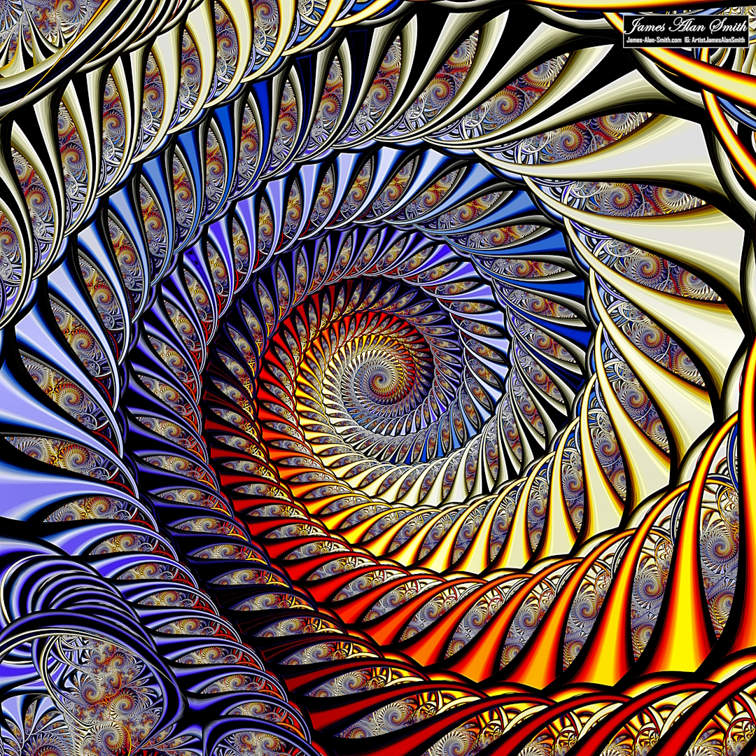 Continuation Spiral: Artwork by James Alan Smith