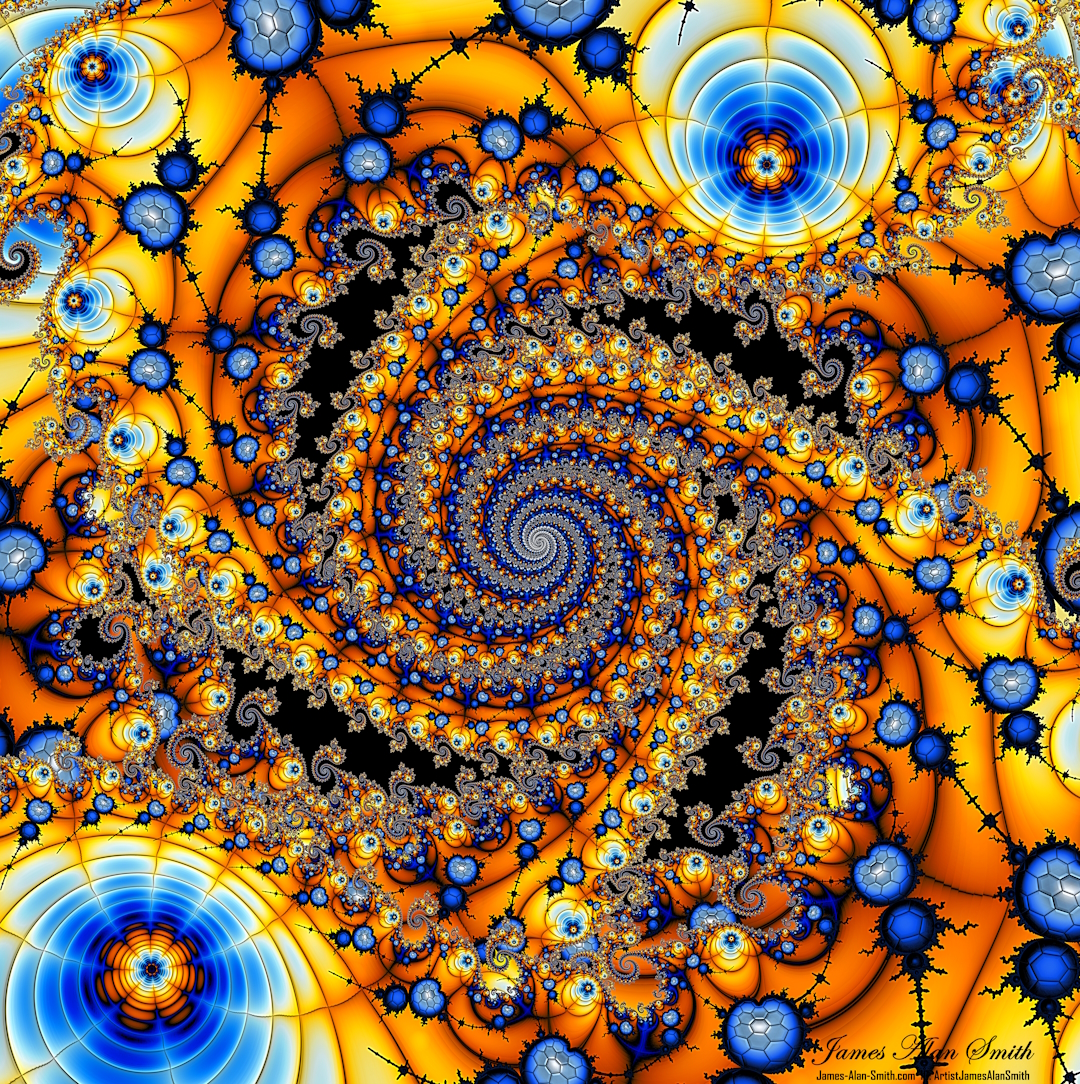 Dancing Mandelbrot's: Artwork by James Alan Smith