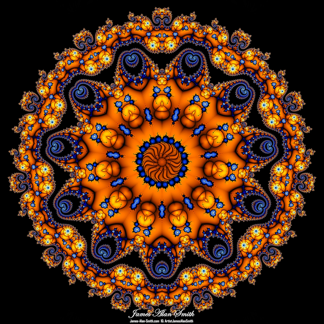 Unusual Mandala Series #091823: Artwork by James Alan Smith
