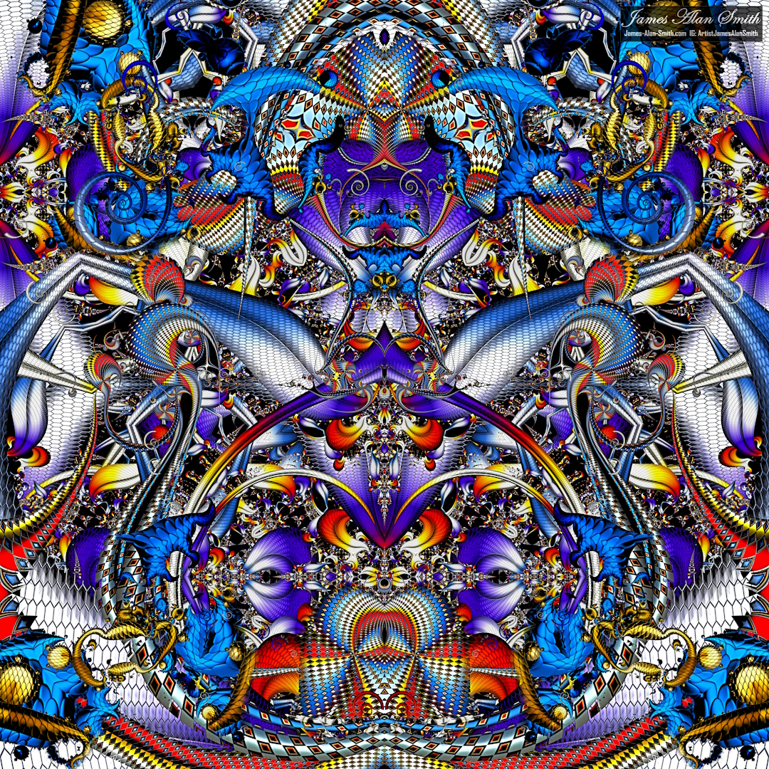 The Alchemy of Rhythmic Chaos: Artwork by James Alan Smith