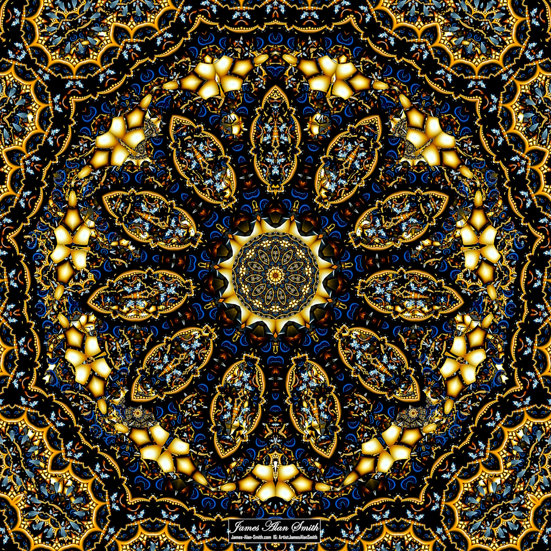 Unusual Mandala Series #111623: Artwork by James Alan Smith